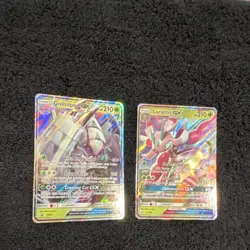 Pokemon Golisopod GX & Lurantis GX Holo Card Lot 2 Cards English - Image 3