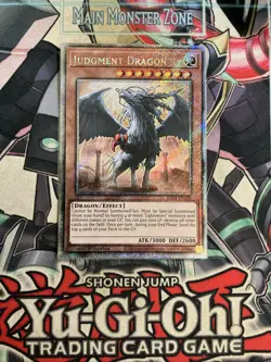 Judgment Dragon Platinum Secret Rare RA03-EN196 Yugioh - Image 1