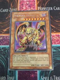 Yugioh Victory Dragon JUMP-EN011 Secret Rare Limited NM/LP - Image 1