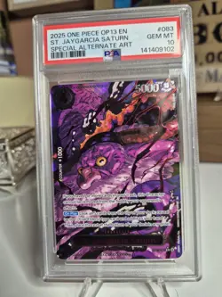 Op13 God Pack Psa10 One Piece Card - Image 3