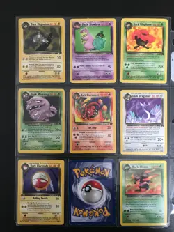 TEAM ROCKET Set 2000 Pokemon trading cards partially completed - Image 5