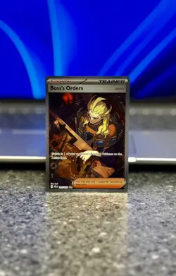 Pokemon Boss's Orders Special Illustration Rare Paldea Evolved Card 265/193 Gem - Image 1