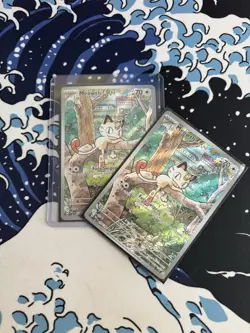 Pokemon TCG Meowth Holo Cards PLB 106/094 Lot 2 Nintendo GAME FREAK English - Image 1