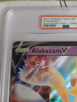 Jumbo Alakazam V SWSH083 SWSH: Sword & Shield Promo Cards Holo PSA 9 - Image 5