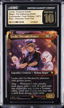 2025 MAGIC: THE GATHERING #0475 LOCKE, TREASURE HUNTER CGC 10 PERFECT - Image 1