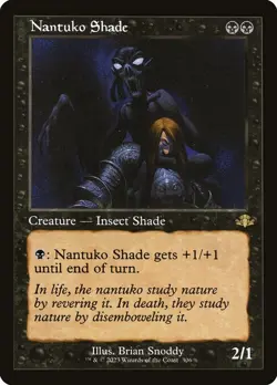 NM Foil Retro Nantuko Shade, MTG, Dominaria Remastered, Magic the Gathering, 306 - Image 1