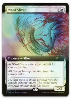Ward Sliver (Extended Art) #617 (Foil) (NM) Secret Lair Drop SLD Magic MTG - Image 1