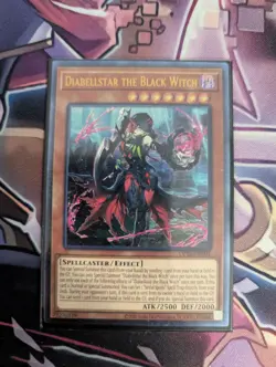 *** DIABELLSTAR THE BLACK WITCH *** ULTIMATE RARE OP26-EN001 YUGIOH! - Image 1