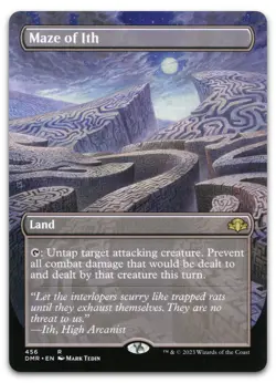 Maze of Ith (Borderless) #456 (NM) Dominaria Remastered DMR Magic MTG - Image 1