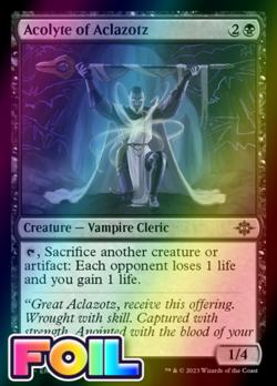 x1 Acolyte of Aclazotz LCI MTG 89 FOIL COMMON M/NM 1x - Image 1