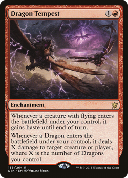 Dragon Tempest #136 (MP) Dragons of Tarkir DTK Magic MTG - Image 1
