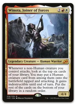 Winota, Joiner of Forces #216 (NM) Ikoria IKO Magic MTG - Image 1