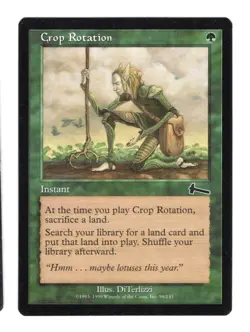 MTG Crop Rotation Urza's Legacy 98/144 Regular Common - Image 1