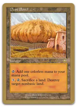 Dust Bowl - 2000 Janosch Kuhn (MMQ) (LP) World Championship WCD Magic MTG - Image 1