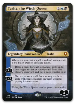 Tasha, the Witch Queen (Borderless) #364 (NM) Baldur's Gate CLB Magic MTG - Image 1