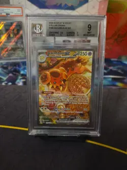 BGS 9 MINT - DACHSBUN Ex 169/142 [SIR] Pokemon TCG Stellar Crown 2024 - Image 1