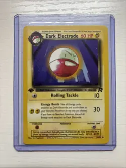 Dark Electrode 34/82 Team Rocket 1st Edition Pokemon Card NM - Image 1