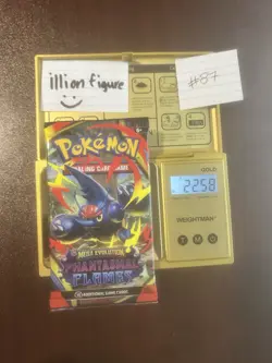 VERY HEAVY! BIG HITUUU 22.58g Phantasmal Flames Pokemon TCG Booster (SEALED) - Image 1