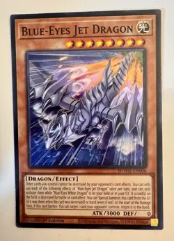 Blue-Eyes Jet Dragon #SDWD-EN006 Yugioh 1st Edition - Image 1