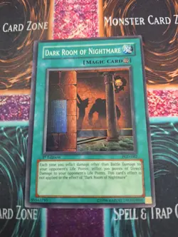 Yugioh Dark Room of Nightmare PGD-082 Super Rare 1st Edition Moderately Played - Image 1