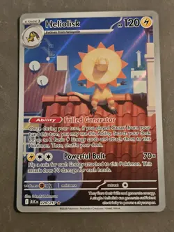 Pokemon Heliolisk ASC 229 Holo Card Stage 1 120 HP Lightning Ability English - Image 1