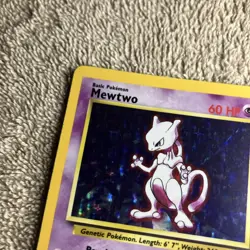 Mewtwo 10/102 Holo Rare – 1999 Pokemon Base Set WOTC Vintage (HP) - Image 2