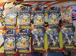 Pokemon TCG Scarlet & Violet Surging Sparks Sleeved Booster Lot of 10 Packs - Image 1
