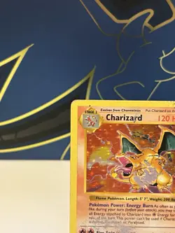 1999 Pokemon Base Set Shadowless Charizard #4/102 Holo Rare Damaged DMG - Image 3