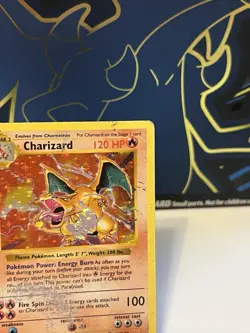 1999 Pokemon Base Set Shadowless Charizard #4/102 Holo Rare Damaged DMG - Image 4
