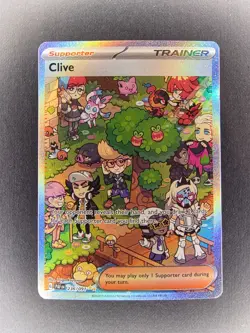 Pokemon TCG - Clive 236/091 - Paldean Fates - Special Illustration Rare - NM+ - Image 1