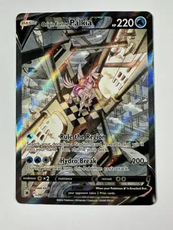 Pokemon Origin Forme Palkia V Alternate Full Art SWSH10 Astral Radiance 167/189 - Image 1