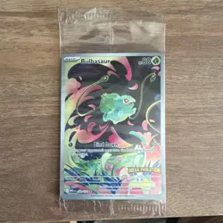 Pokemon Bulbasaur 133/132 Miscellaneous Illustration Rare Holo Stamped 80 HP - Image 1
