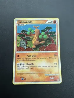 POKEMON TCG SUDOWOODO 9/95 HGSS UNLEASHED RARE HOLO!! - Image 1