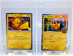 Stamped PROMO:Pikachu 051 /162 2026 Pokemon Day + Pikachu 062/193 Trick r Trade - Image 3