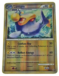 Lanturn 18/95 Reverse Holo Rare HS Unleashed NM With eBay Shipping - Image 2