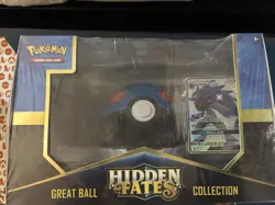 Pokemon Hidden Fates Great Ball Collection Box Factory Sealed Zoroark GX Promo - Image 1