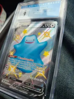 Shiny Ditto V Full Art SV118/SV122 Shining Fates Mint CGC 9 Pokemon 2021 - Image 2