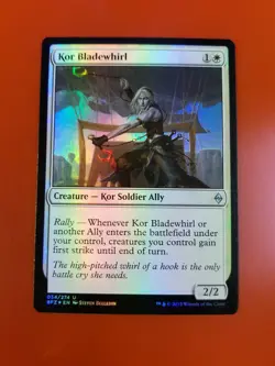 1x Kor Bladewhirl | FOIL | Battle for Zendikar | MTG Magic Cards - Image 1
