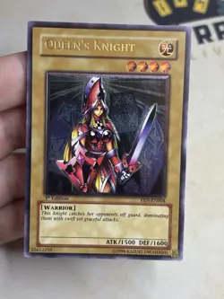 Queen's Knight EEN-EN004 1st Edition Ultimate Rare YuGiOh! NM EURO Print - Image 2