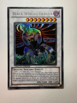 Yugioh - Black Winged Dragon - Secret - Limited - CT07-EN002 - NM - Image 1