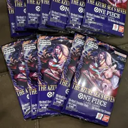 One Piece OP014-EB04 The Azure Sea's Seven TCG - Sealed Lot of 12 English - Image 2