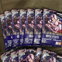 One Piece OP014-EB04 The Azure Sea's Seven TCG - Sealed Lot of 12 English - Image 3