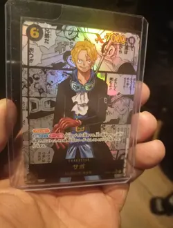 Sabo SEC/SP OP13-120 Parallel ONE PIECE Card Japanese Manga Art New Rare Limited - Image 2