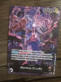 One Piece TCG Monkey.D.Luffy OP09-061 Leader 2nd Anniversary Edition - WHITENING - Image 1