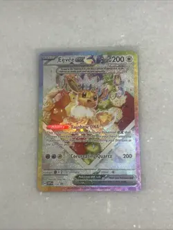 Pokemon TCG Eevee EX 174 Prismatic Evolutions Black Star Promo Card - Image 1