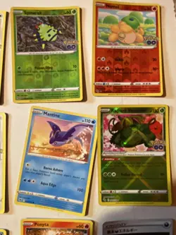 Pokemon TCG 18 Card Bundle job lot free tin & token great condition bargain lot - Image 4