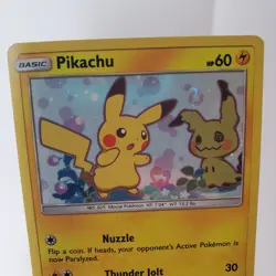 Pokemon 2019 Pikachu SM162 Sun & Moon Black Star Promo Holo Card TCG - Image 2