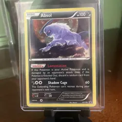 Pokemon Absol Promo Holo XY178 XY Basic 100HP Shadow Cage Pokemon TCG Card - Image 1