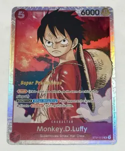 Monkey D. Luffy (012) ST01-012 “Super Pre-Release” Starter Deck 1 Straw Hat Card - Image 1