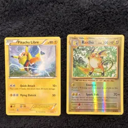 Pokemon Pikachu Libre & Raichu 2016 Holo Regular Card Lot 2 Cards English - Image 1